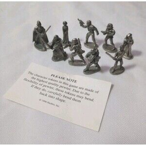 Star Wars Monopoly Limited Classic TrilogyEdition Pewter Token Replacements 1997